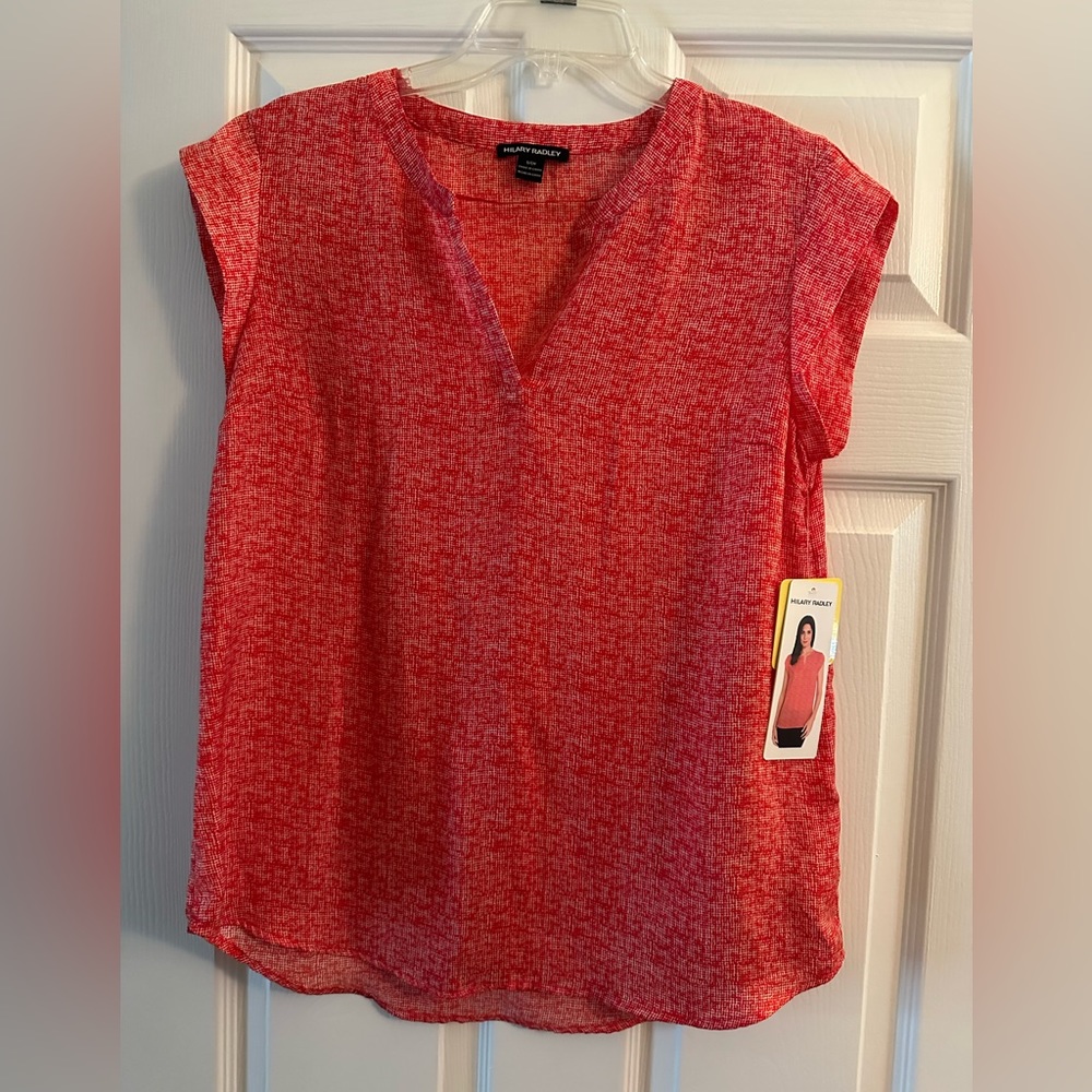 Hilary Radley Silk cap sleeve blouse with tags - Small with tags.